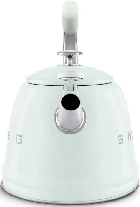 Chaleira Verde Pastel Retrô para Fogão - Smeg