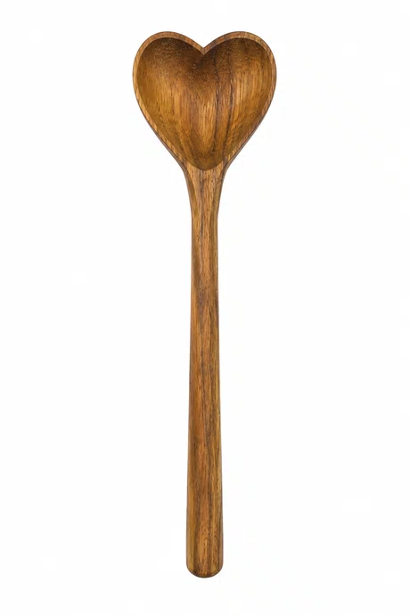 Colher Madeira Acacia Coração - Tuut
