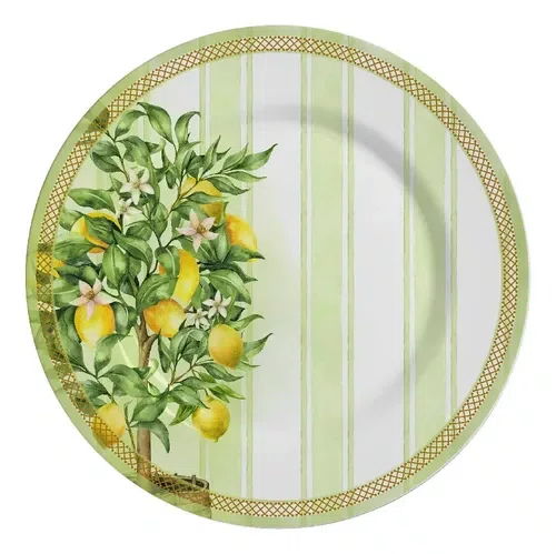 Conj. 6 Pratos Rasos Doce Limone 10 Classific - Alleanza