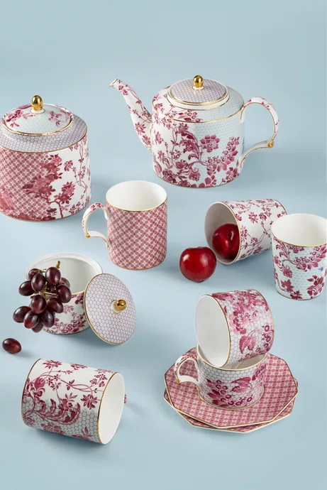 Conjunto 2 Canecas Regency Damask 350ml - Tea Delight