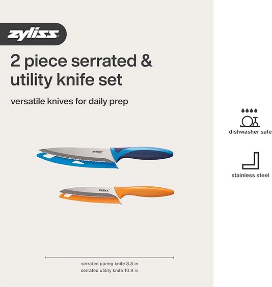 Conjunto 2 Facas Serrated - Zylizz