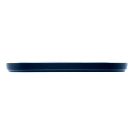 Travessa Porcelana Nordica Azul Escuro Matt 25x25x2cm - Bon Gourmet