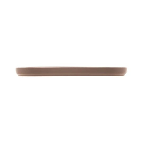 Conjunto 2 Travessas Porcelana Nórdica Cinza Matt 25x25x2cm - Bon Gourmet