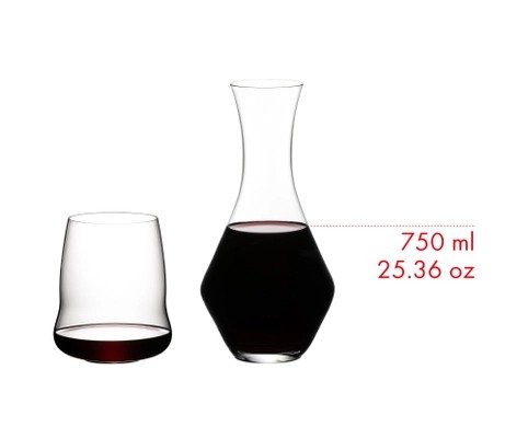 Conjunto 4 Copos + 1 Decanter Merlot/carbenet - Riedel
