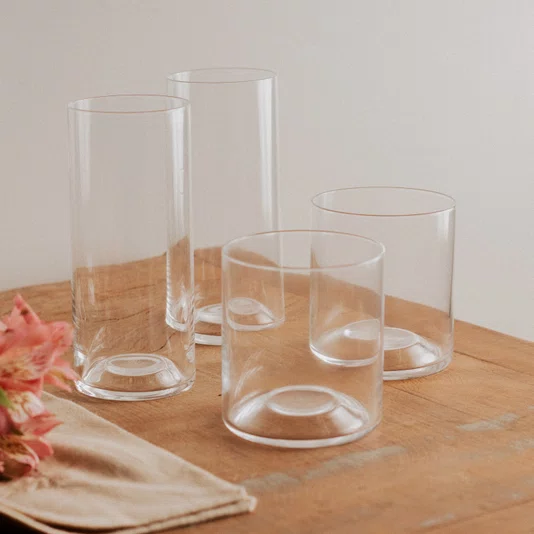 Conjunto 4 Copos Altos de Cristal Ecológico Supra Veritas 450ml - Wolff