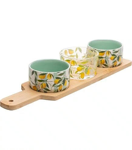 Conjunto 4 Peças para Servir Petisqueira Siciliano 10,5X40cm - Lyor
