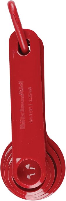 Conjunto 5 Colheres Medidoras Empire Red - Kitchenaid