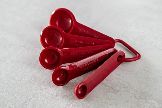 Conjunto 5 Colheres Medidoras Empire Red - Kitchenaid