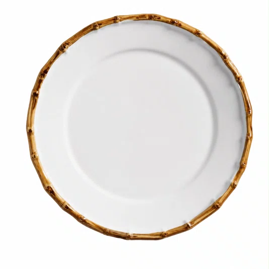 Conjunto 6 Pratos Raso Bambu Flat - Scalla