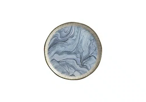 Conjunto 6 Pratos Sobremesa Azul Jade - Scalla