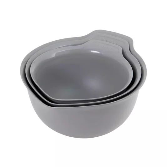 Conjunto Bowls 3 Tigelas Multiuso Cinza - Kitchenaid