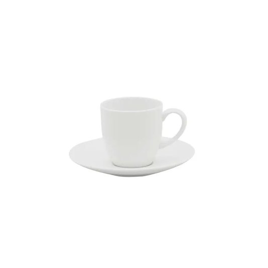 Conjunto de 06 Xícaras 100ml com Pires para Cafezinho Sable - Strauss