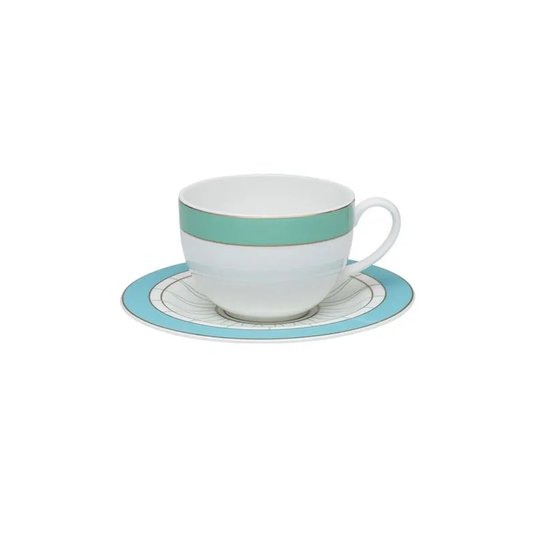 Conjunto de 06 Xícaras 270ml com Pires para Chá Mariè - Strauss
