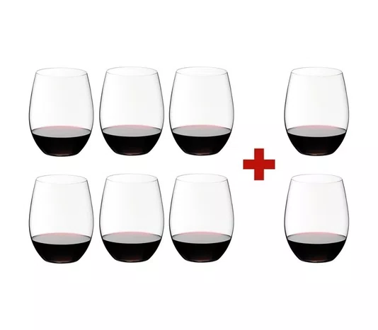 Conjunto de Copos O em Cristal Cabernet Merlot 8 unid. - Riedel