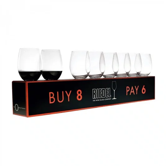 Conjunto de Copos O em Cristal Cabernet Merlot 8 unid. - Riedel