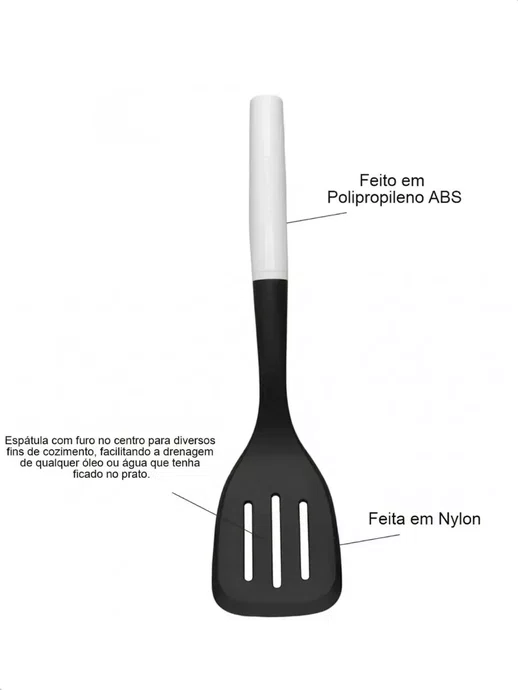 Conjunto de Utensílios de Cozinha 6pçs Branco - Kitchenaid