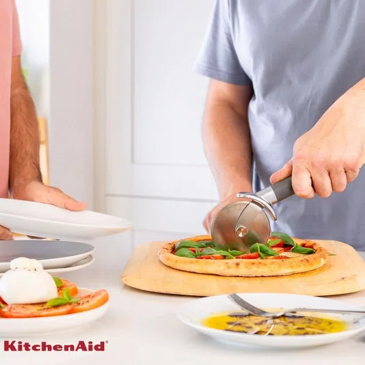 Cortador de Pizza Lâmina Inox Cinza - Kitchenaid
