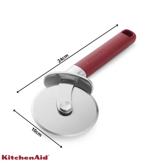 Cortador de Pizza Lâmina Inox Vermelho - Kitchenaid