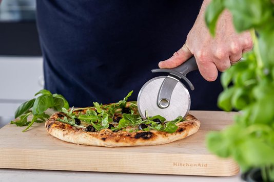 Cortador de Pizza Profissional Lâmina Inox Cinza - Kitchenaid