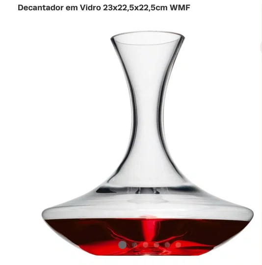 Decanter Vidro Wmf 23 X 22,5 X 22,5