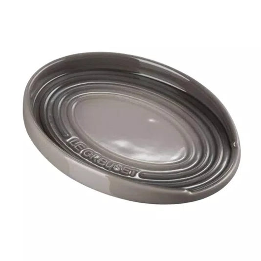 Descanso Oval para Colher Cinza Flint 16cm - Le Creuset