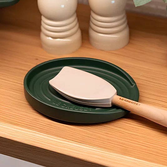 Descanso Oval para Colher Verde Foret 16cm - Le Creuset