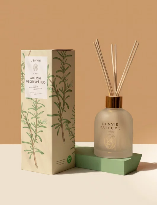 Difusor de Perfume Alecrim Mediterraneo Arabesc - Lenvie