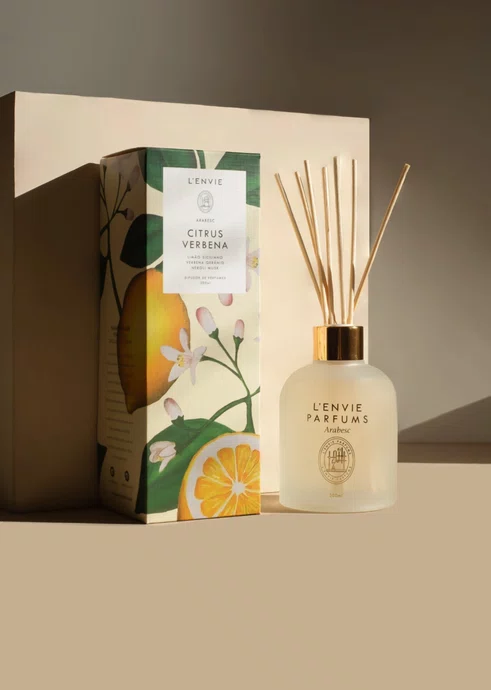 Difusor de Perfume Citrus Verbena Arabesc 200ml - Lenvie