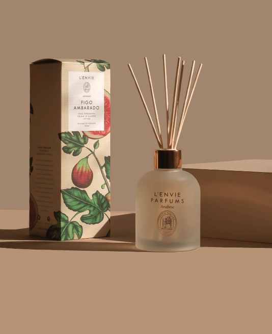 Difusor de Perfume Figo Ambarado Arabesc 200ml - Lenvie