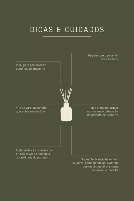 Difusor de Perfume Flor de Laranjeira Elementos - Lenvie