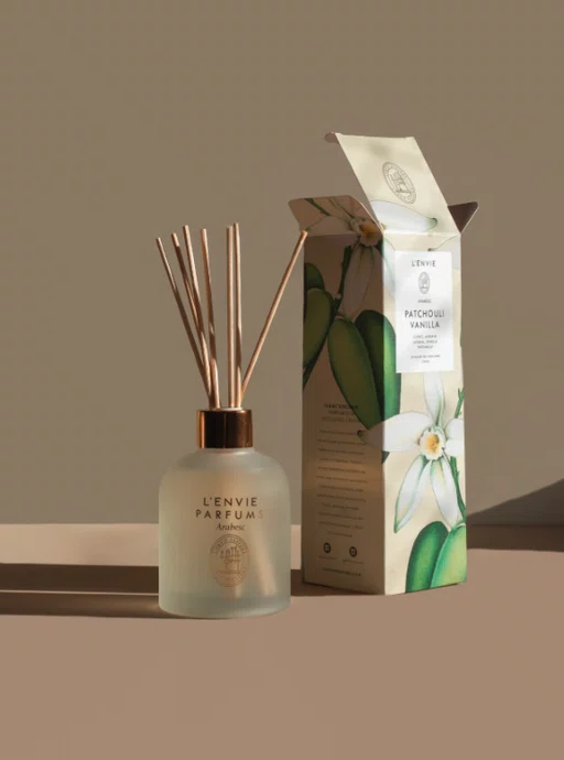 Difusor de Perfume Patchouli Vanilla 200ml Arabesc - Lenvie