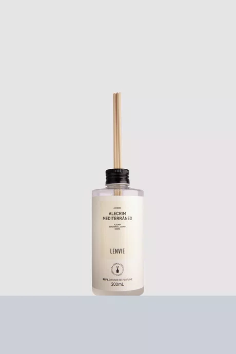 Difusor Refil Alecrim Mediterrâneo 200ml - Lenvie