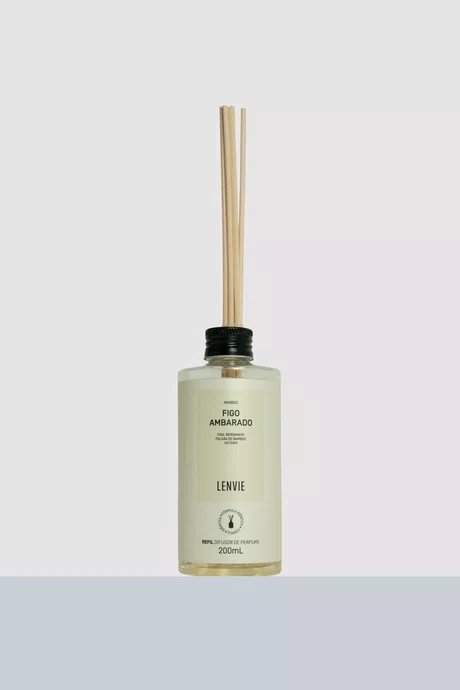 Difusor Refil Figo Ambarado 200ml - Lenvie