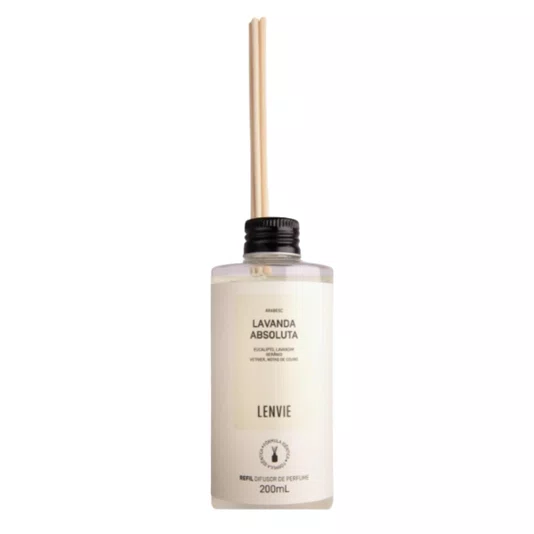 Difusor Refil Lavanda Absoluta 200ml - Lenvie