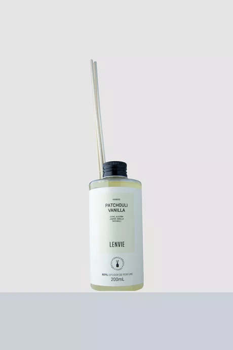 Refil Difusor de Perfume Patchouli Vanilla 200ml - Lenvie