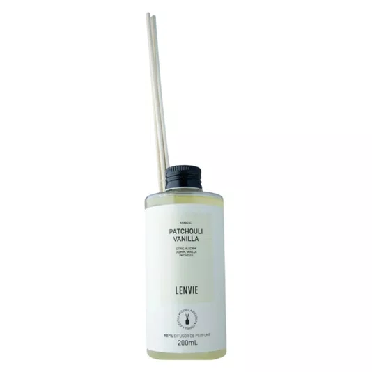Refil Difusor de Perfume Patchouli Vanilla 200ml - Lenvie