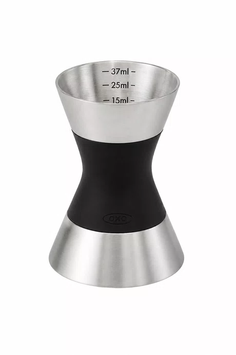 Dosador Duplo Inox 7ml e 37ml