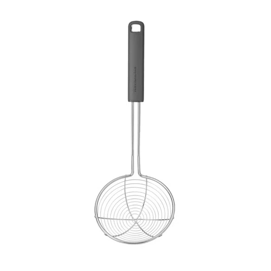 Escumadeira Inox Fritura Cozinha Cinza - Kitchenaid