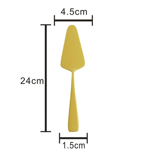 Espátula Aço Inox para Servir Dourado Pisa - Wolff