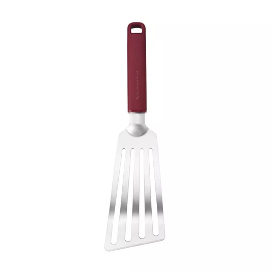 Espatula Flexivel Perfurada 32cm em Inox Vermelho - Kitchenaid