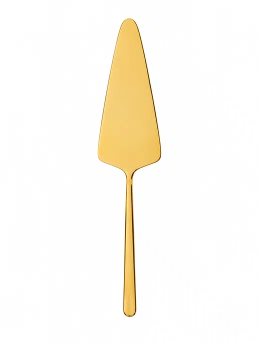 Espatula para Bolo Viena Dourada Aco Inox Wolf