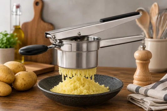 Espremedor Batata Aço Inox 30cm