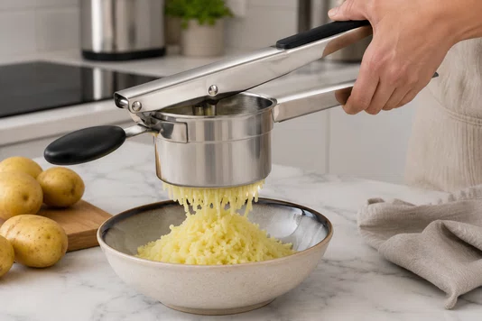 Espremedor Batata Aço Inox 30cm