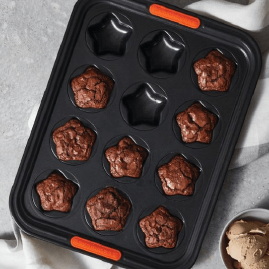 Forma para 12 Mini Muffins Modelo Star Tamanho Único - Le Creuset