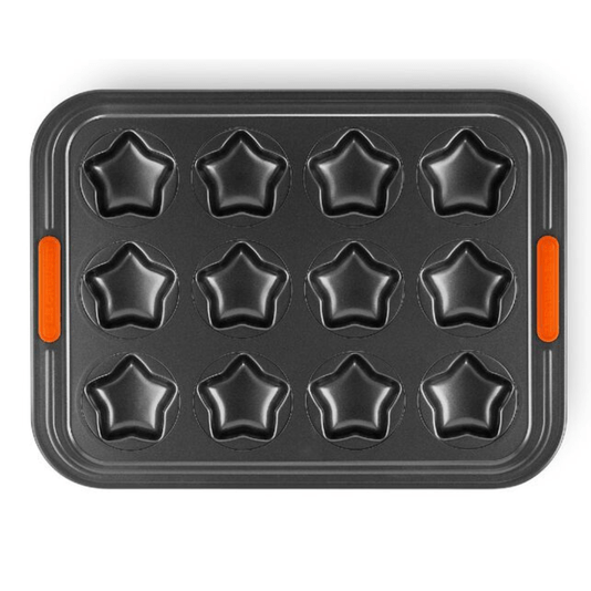 Forma para 12 Mini Muffins Modelo Star Tamanho Único - Le Creuset