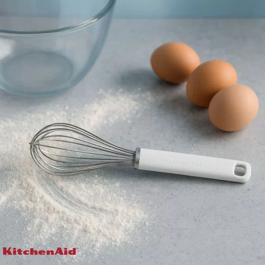 Fouet Batedor de Ovos Profissional Branco - Kitchenaid