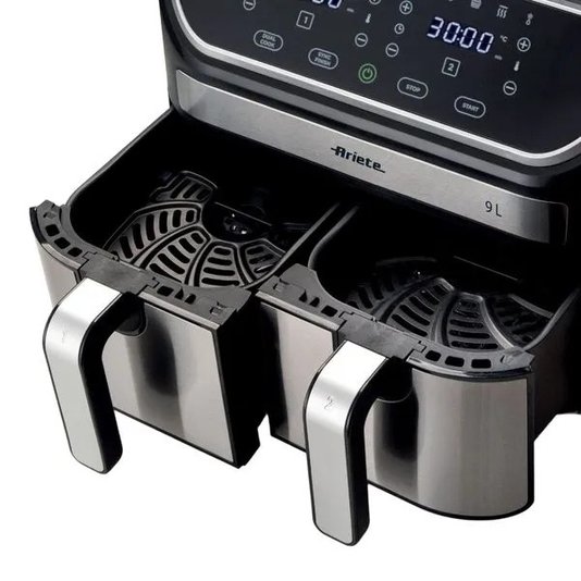 Fritadeira Air Fryer Dupla 9 Litros 2100w 220v Preta - Ariete