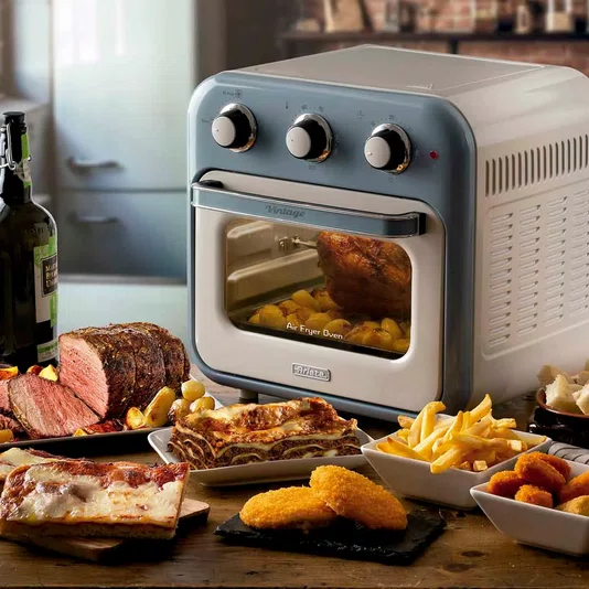 Fritadeira Air Fryer Oven Vintage Azul 16l 1200w 220v - Ariete