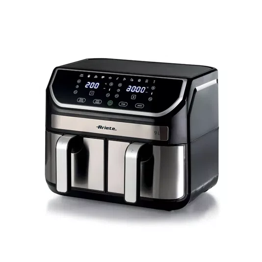 Fritadeira Air Fryer Dual 9L Metal Ariete 4625 com Cesto Duplo (4,5L x 2) 127V - Ariete