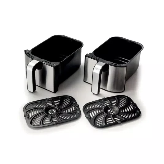 Fritadeira Air Fryer Dual 9L Metal Ariete 4625 com Cesto Duplo (4,5L x 2) 127V - Ariete